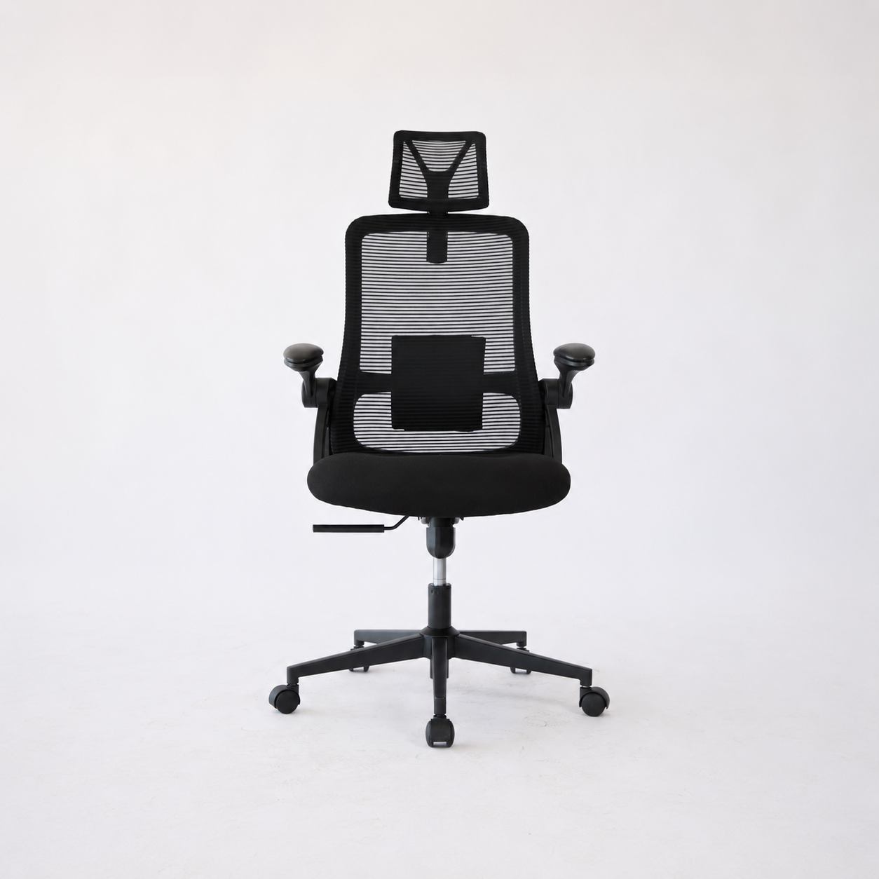 CAPTAIN ergonomic chair shown from the front on a light background