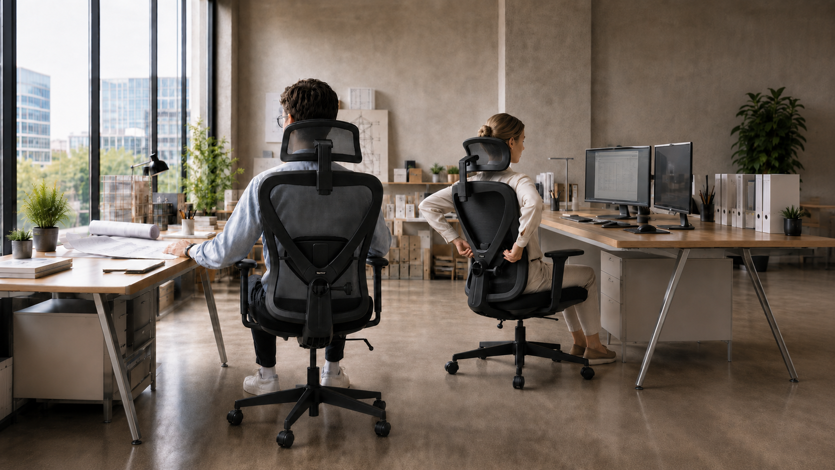 VALKYRIE ergonomic chair in a focused workspace